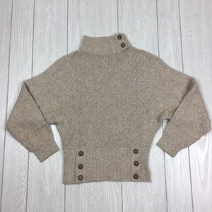 IB Diffusion Silk Angora Lambswool Turtle Neck  M